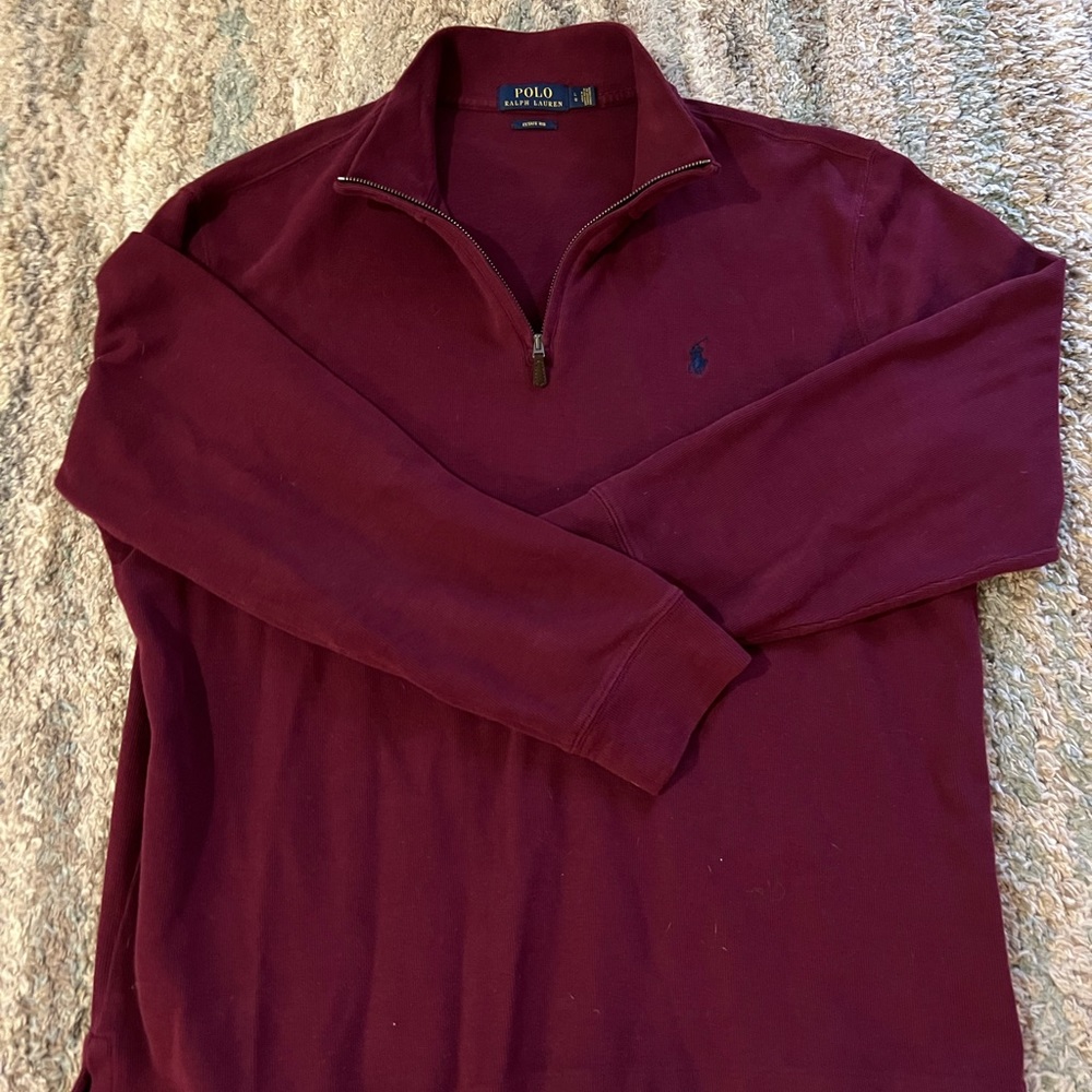 1/4 zip Polo